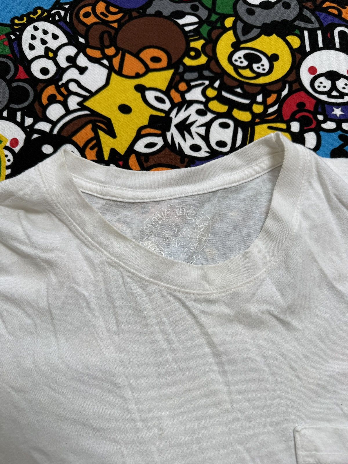 Chrome Hearts Chrome Hearts White Script Logo Long Sleeve Tee Size US L / EU 52-54 / 3 - 14 Thumbnail