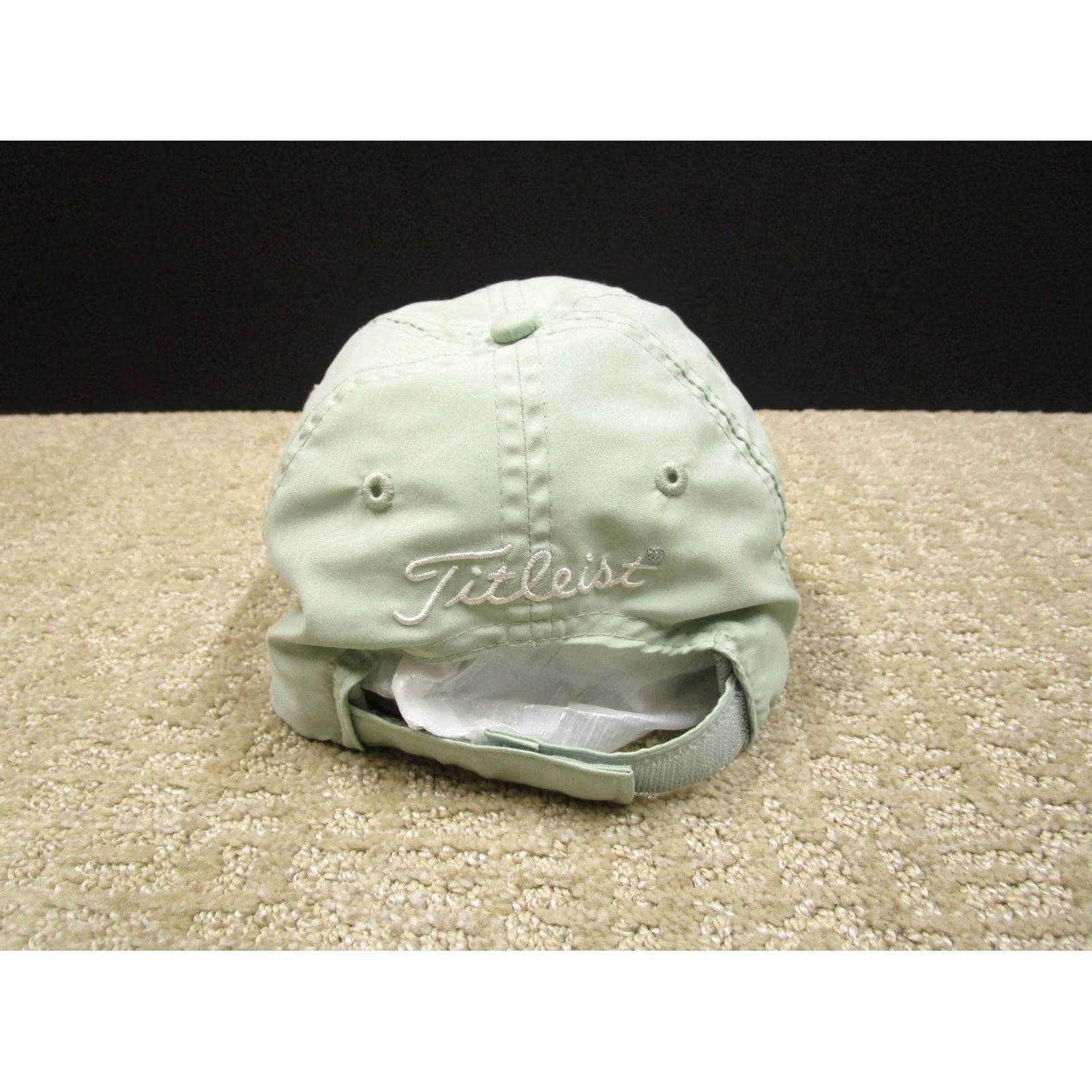 Titleist Titleist Cap Hat Strap Back Women Adjustable Green Golf Breast Cancer Awareness Cap Size ONE SIZE - 3 Thumbnail