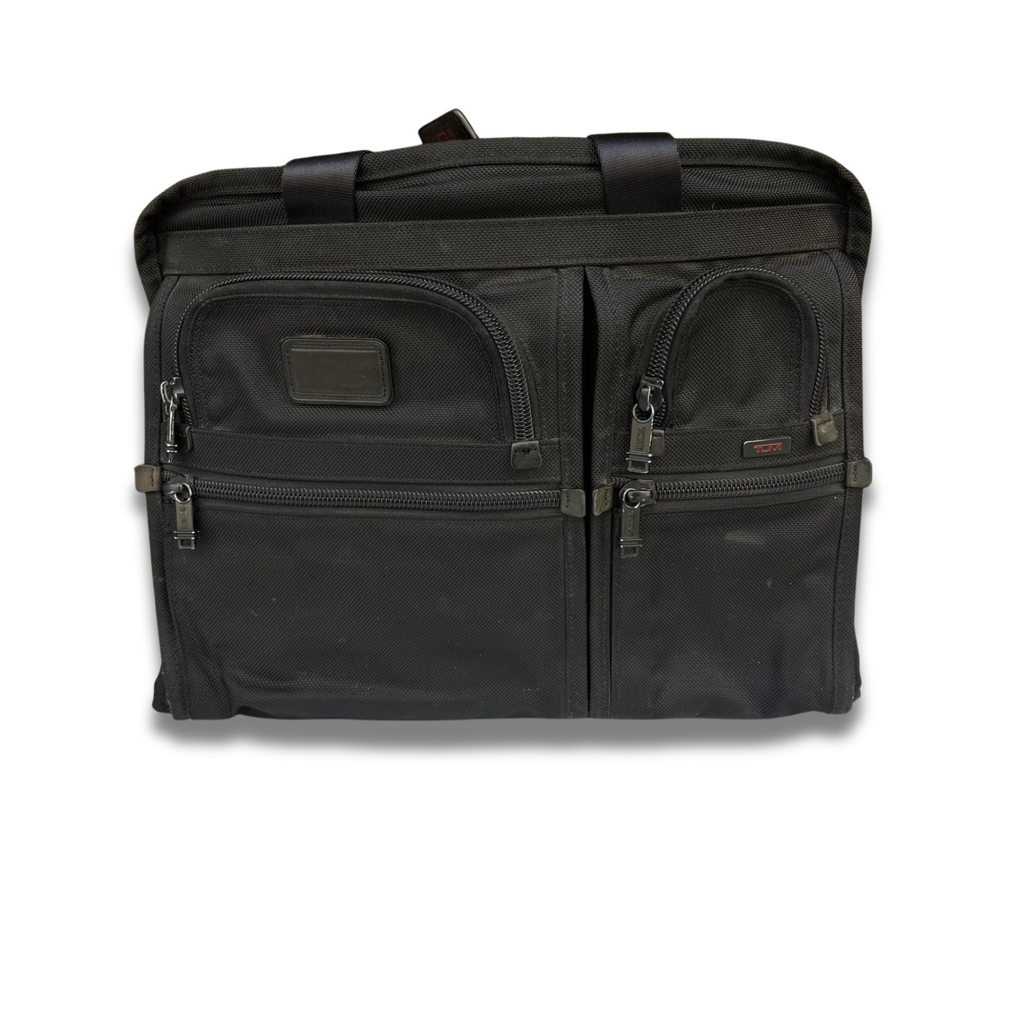 Tumi Tumi Alpha Black Expandable Organizer Laptop Briefcase With Size ONE SIZE - 3 Thumbnail