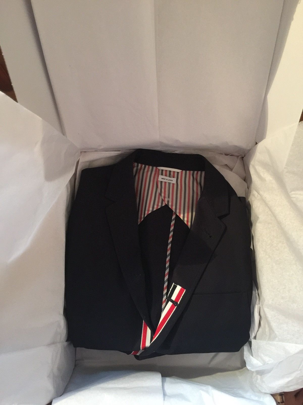 Thom Browne SQUARE CUT SHELL PATCH POCKET JACKET Size 38R - 13 Thumbnail