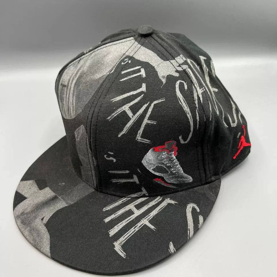 Jordan Brand Air Jordan Hat Men 7 5/8 Its The Shoes Jumpman Fitted Cap Size ONE SIZE - 2 Thumbnail