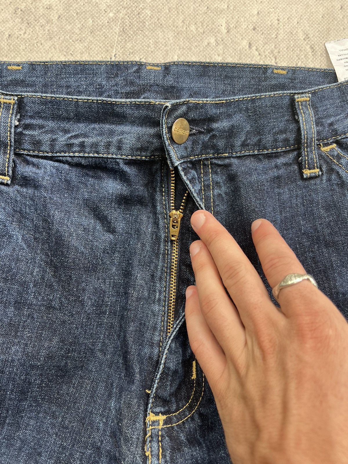 Carhartt × Vintage Crazy Vintage Carhartt Carpenter Pants Faded Distressed Size US 30 / EU 46 - 7 Thumbnail