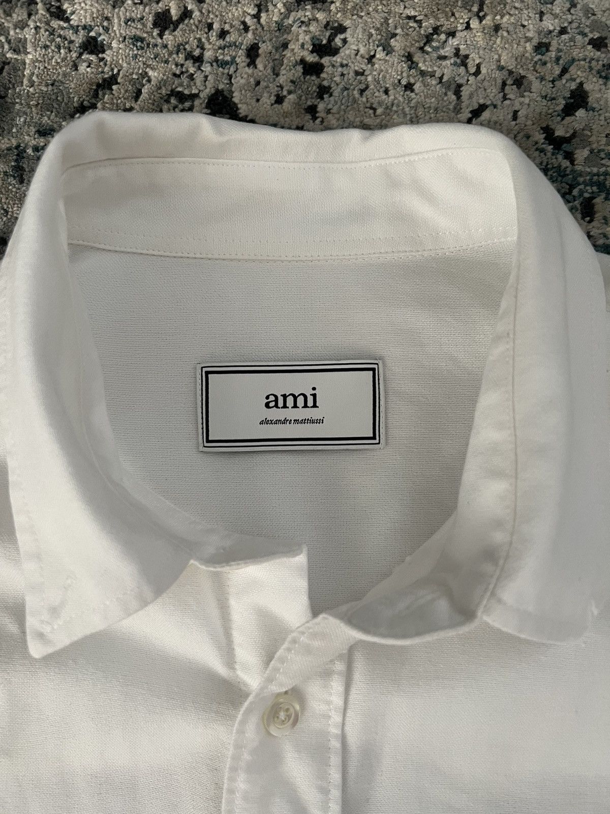 AMI AMI x Smiley Button-Down Oxford Shirt Size US M / EU 48-50 / 2 - 3 Thumbnail