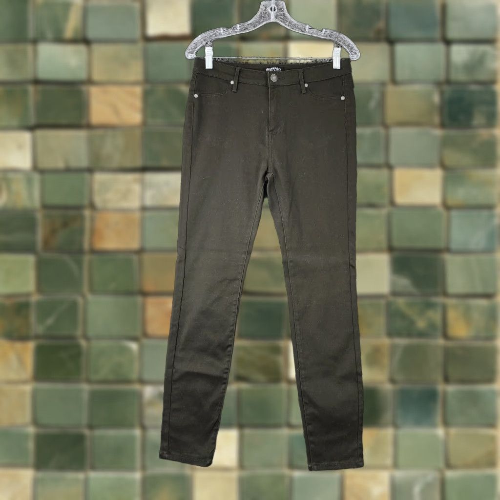 Buffalo David Bitton VINTAGE? Wait not vintage. No. Buffalo David Bitton Karolin Mid Rise Jeggings Womens Size 8 Dark Green Stretch Jeans Size 30" / US 8 / IT 44 - 1 Thumbnail