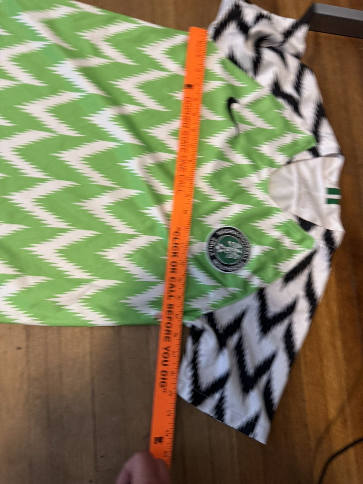 Nike Nike Nigeria Jersey Men Home Soccer Kit 2018 Size US S / EU 44-46 / 1 - 6 Thumbnail