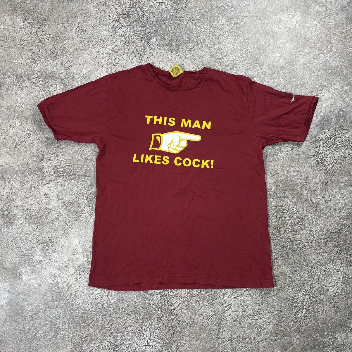 Vintage Vintage Y2K Humor Graphic Tee Sun Faded Streetwear Tapered M Size US M / EU 48-50 / 2 - 2 Thumbnail