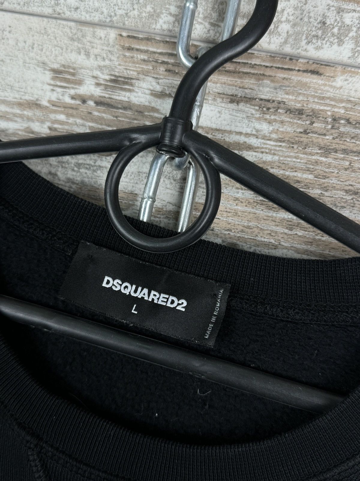 Dsquared2 Mens Dsquared2 sweatshirt camisola black sweater Size US L / EU 52-54 / 3 - 7 Thumbnail