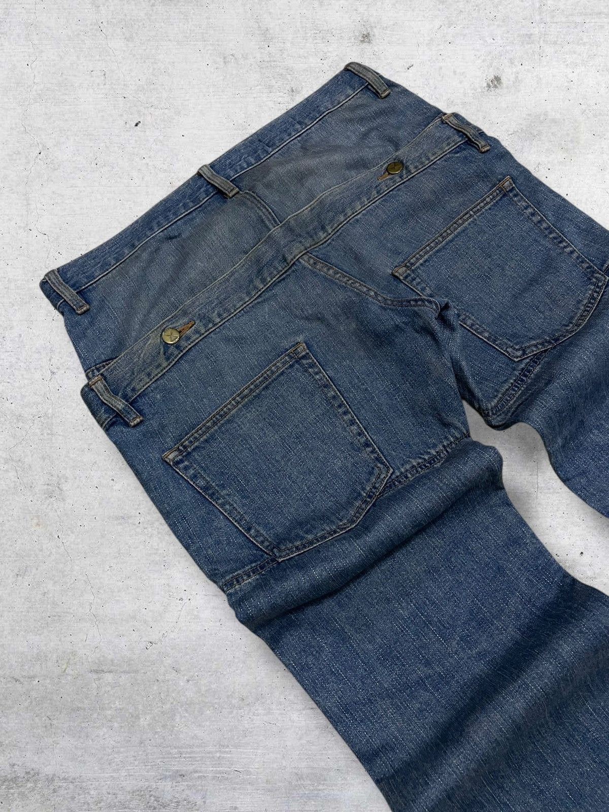 Final Home VINTATE FINAL HOME JAPAN DESIGNER ARCHIVE DOUBLE WAIST DENIM Size US 33 - 15 Thumbnail