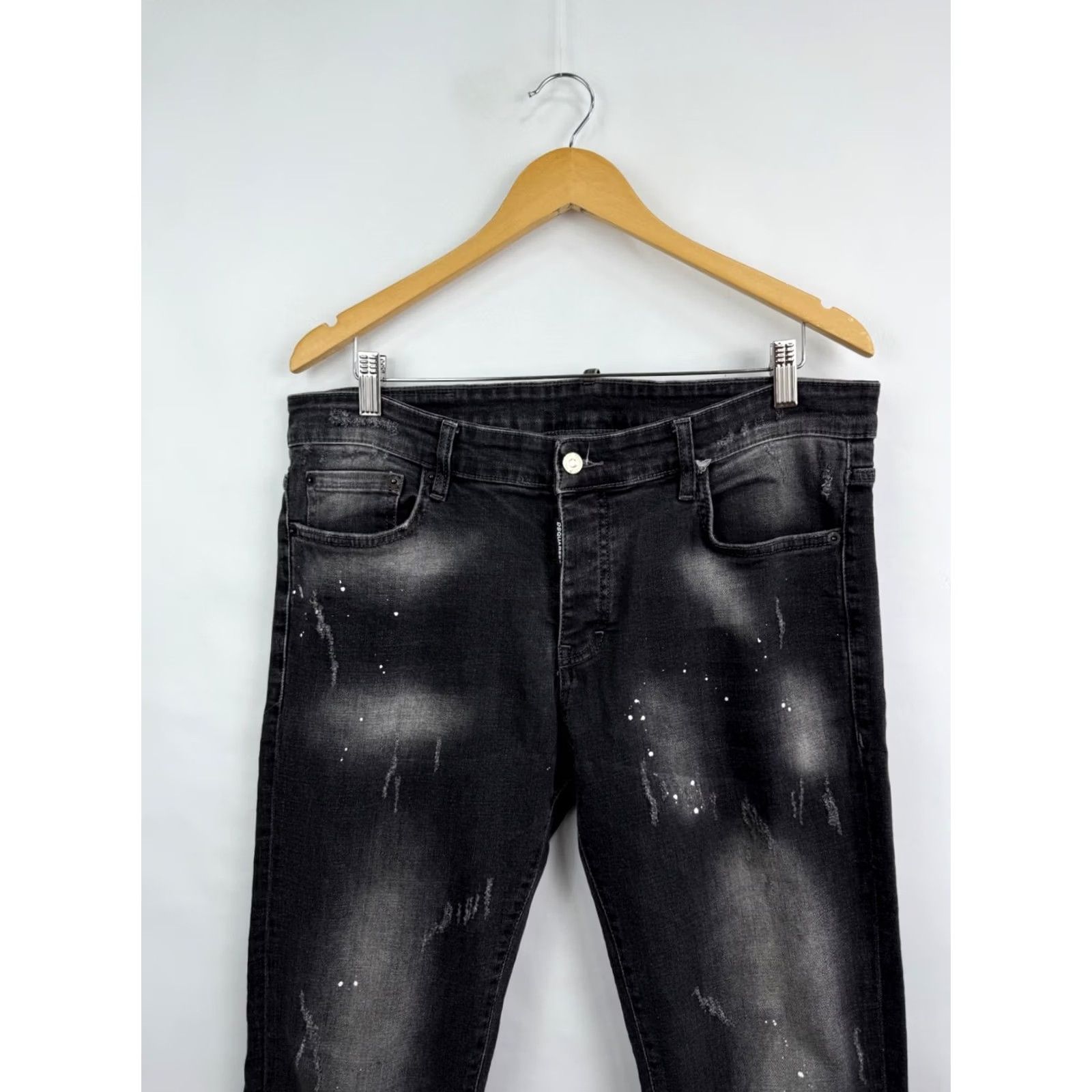 Dsquared2 Dsquared2 Avant Gard Jeans Made In Italy Y2K Rare Retro Jeans Men 52 Black Vintage Size US 36 / EU 52 - 4 Thumbnail