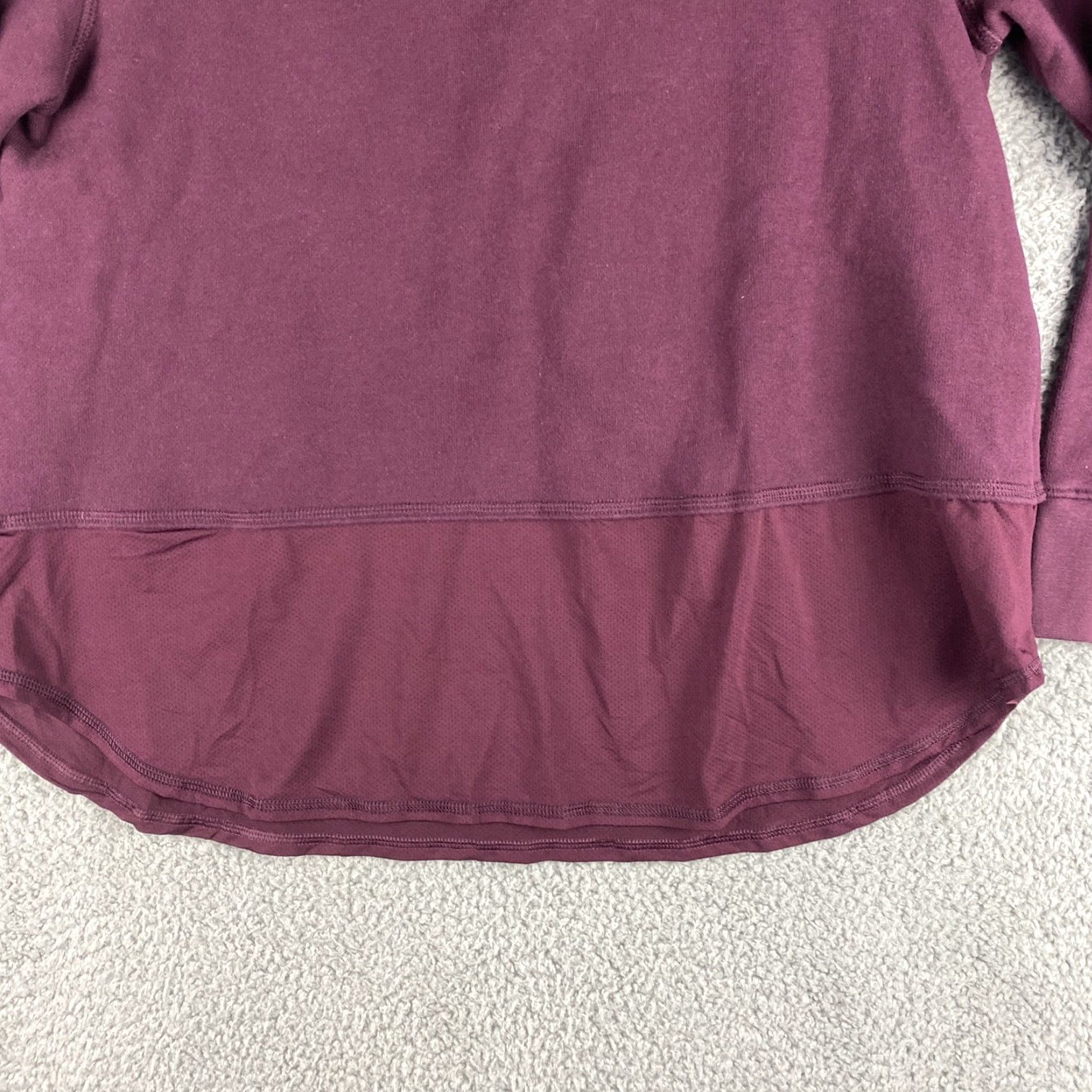 Avia Avia Womens Fleece Sweatshirt XL Burgundy Maroon / 46-6 Pullover Cowl Neck Regular Size XL / US 12-14 / IT 48-50 - 5 Thumbnail