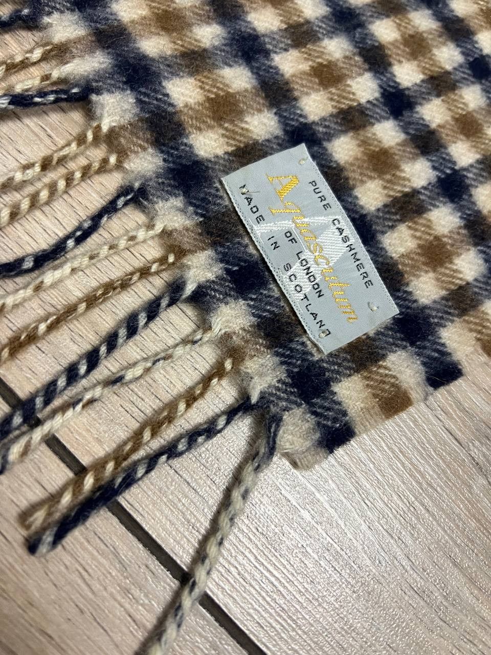 Aquascutum Aquascutum cashmere scarf Check Plaid 143x29cm Size ONE SIZE - 3 Thumbnail