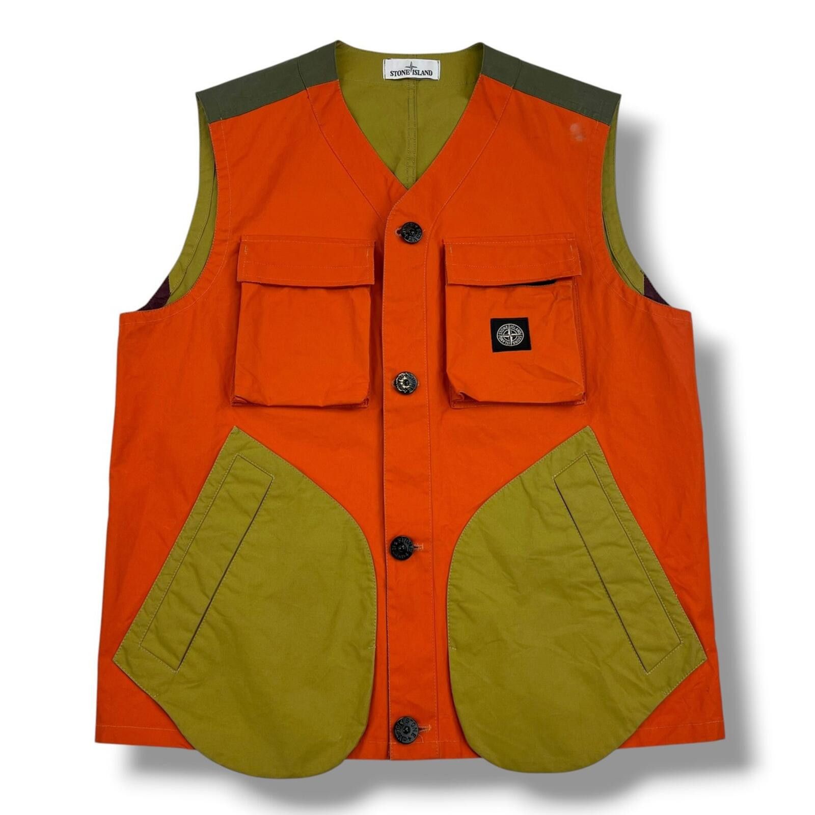 Stone Island Stone Island Tela Placcata Bicolore Vest Size US XL / EU 56 / 4 - 2 Thumbnail