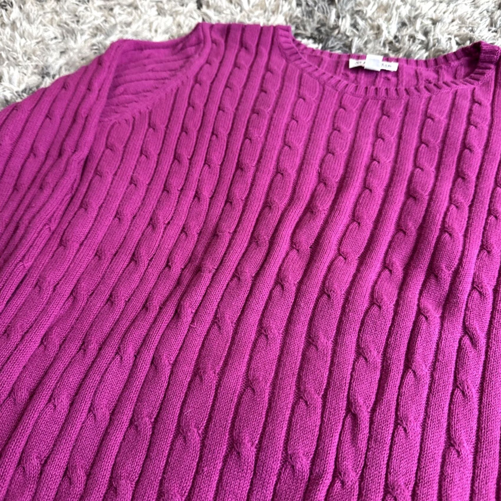 Vintage Vintage St. John Bay Sweater Women’s Size L 90’s Long Sleeve Pullover 3D Knit Size L / US 10 / IT 46 - 2 Thumbnail