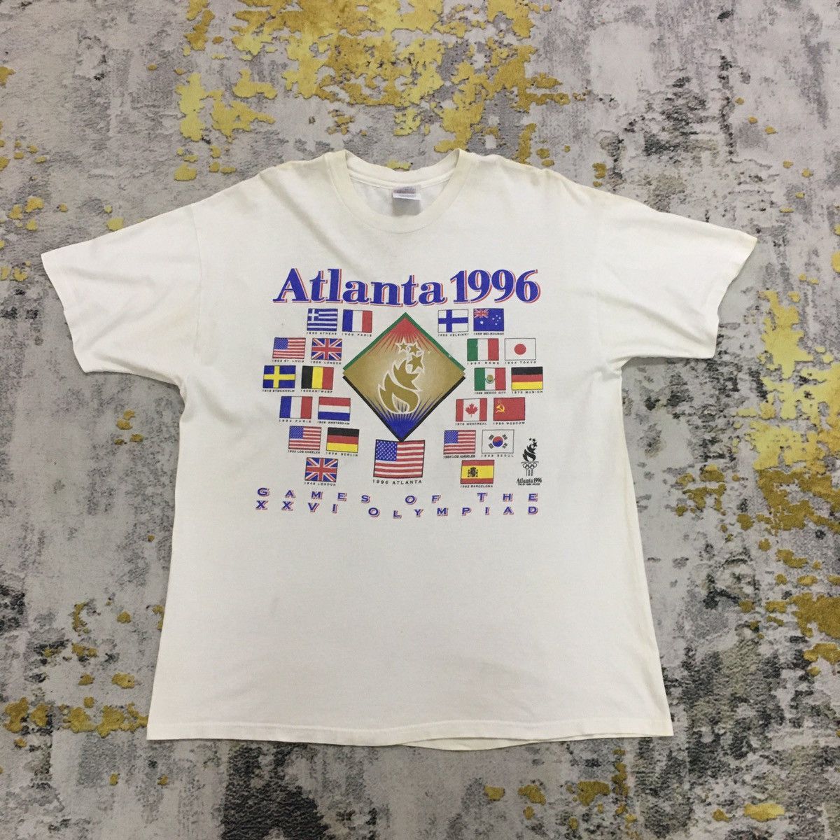 Hanes × USA Olympics × Vintage Vintage 1996 Atlanta Olympic Tee Size US L / EU 52-54 / 3 - 1 Thumbnail