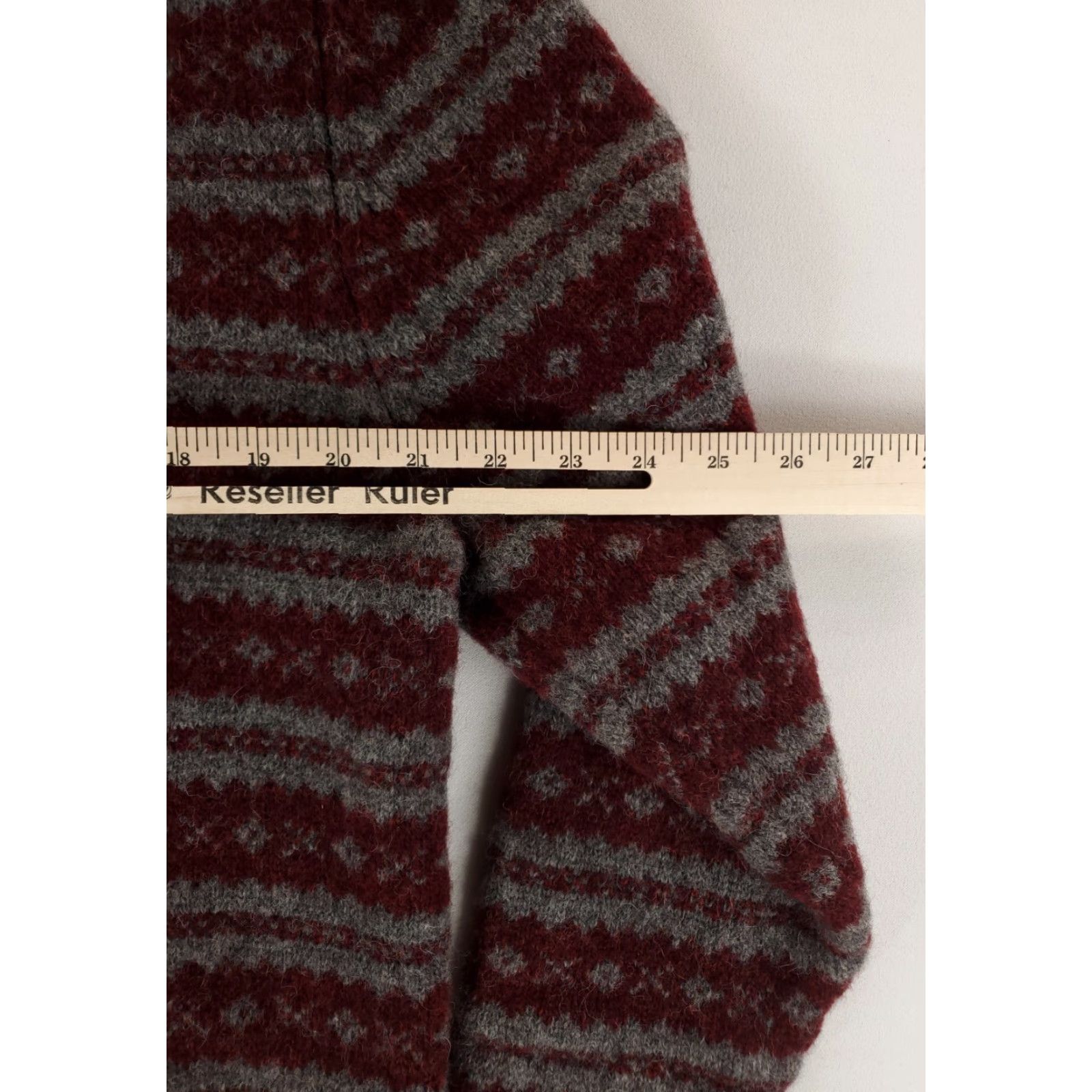Eddie Bauer Eddie Bauer Sweater 3 Button Henley 100% Wool Gray Red Long Sleeve Mens XL Men Knit Multicolor Henley 3 Button Long Sleeve Wool XL Mens Size US XL / EU 56 / 4 - 4 Thumbnail