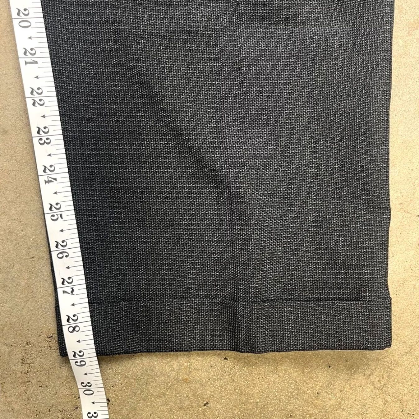 Vintage VINTAGE 80s Trousers Mens 32x29 Wool Blend Pleated Talon Zip Size US 32 / EU 48 - 6 Thumbnail