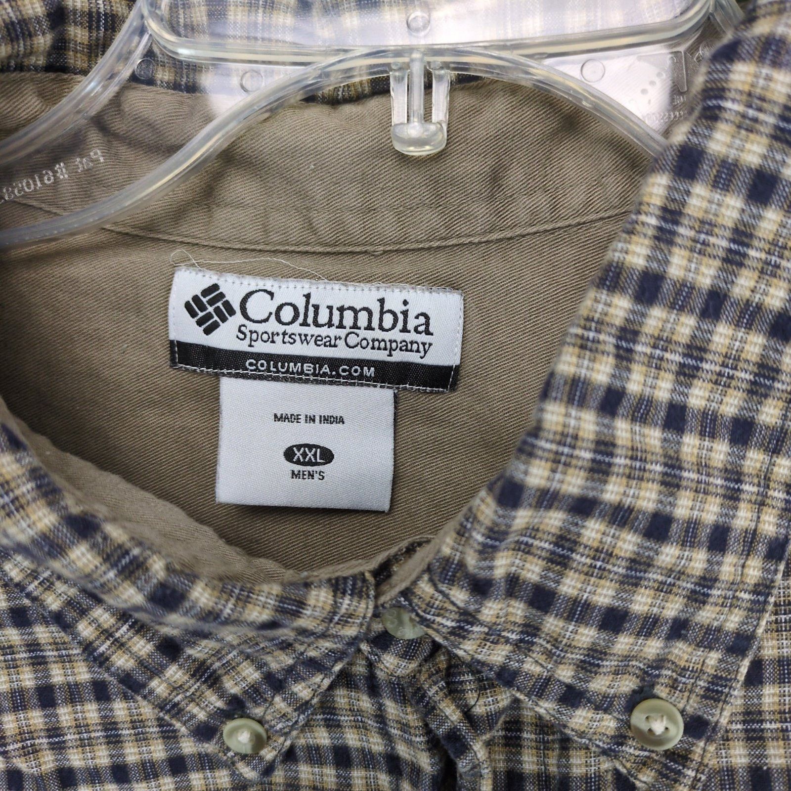 Columbia Columbia Plaid Flannel Button Down Long Sleeve Shirt XXL Size US XXL / EU 58 / 5 - 2 Thumbnail