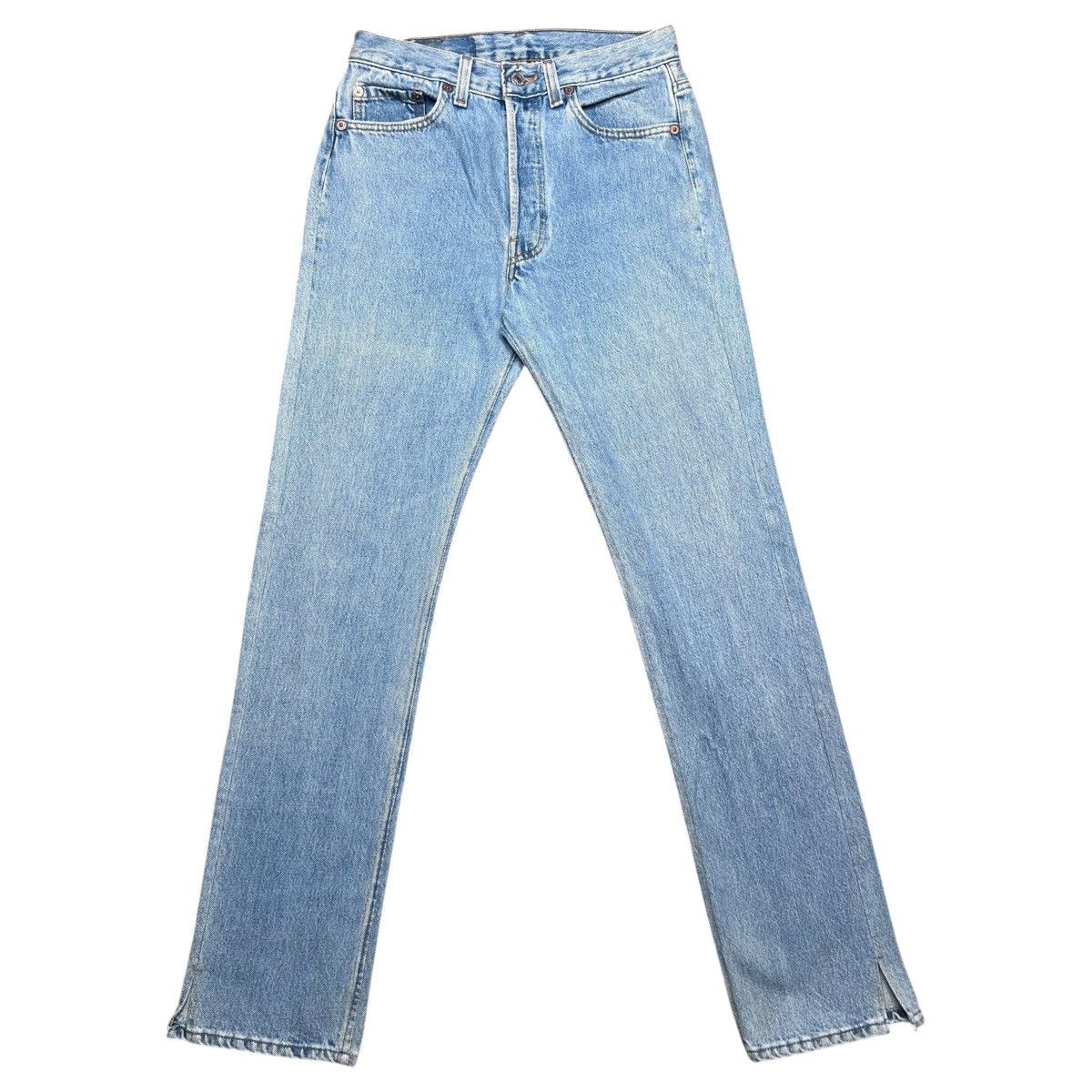 Levi's Vintage 1990s Levi’s 501 Button Fly Made In USA Denim Jeans Size 26" / US 2 / IT 38 - 1 Thumbnail