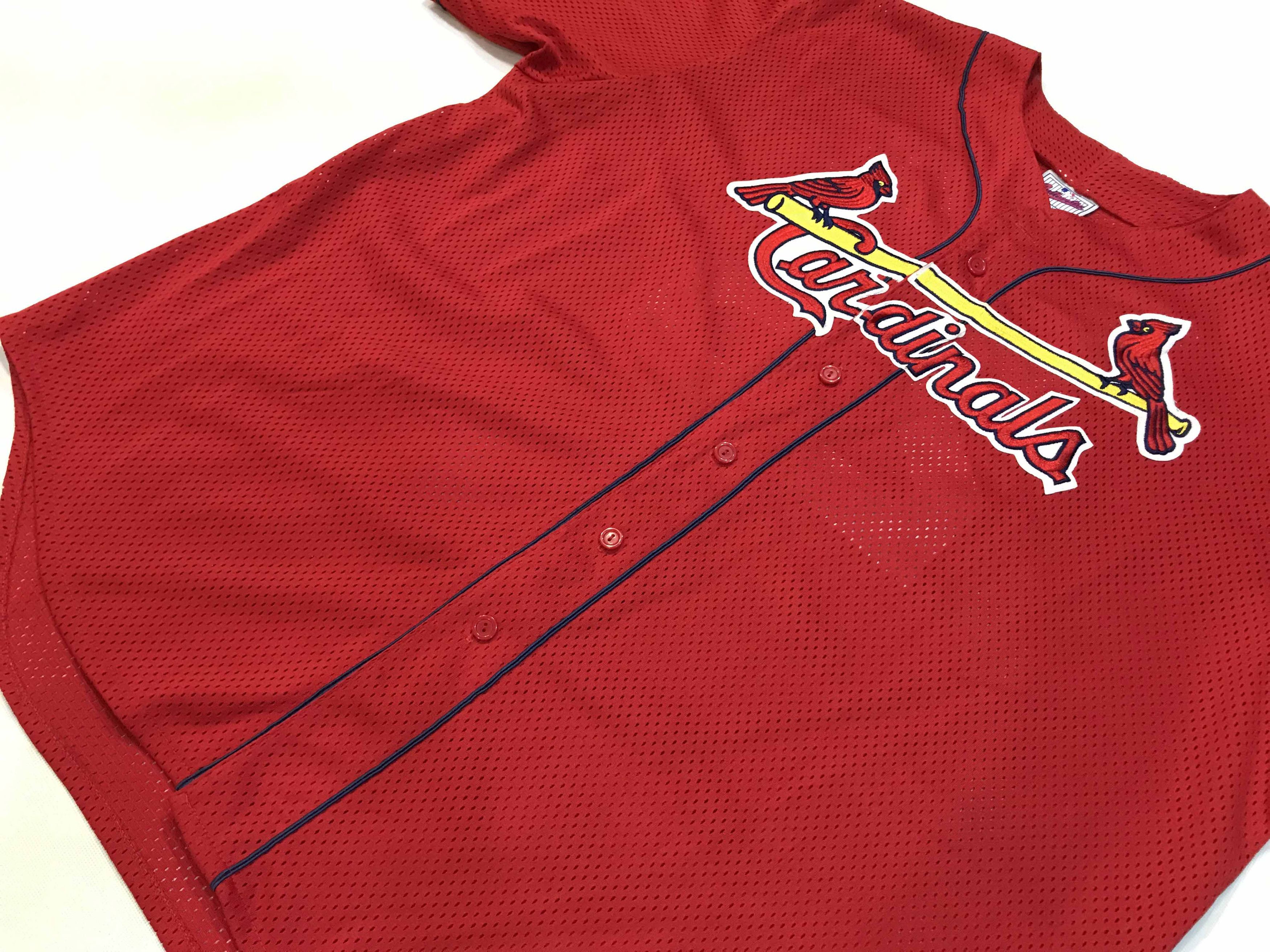 MLB × Majestic × Vintage Majestic Diamond MLB St. Louis Cardinals MCGWIRE #25 Jersey Size US XXL / EU 58 / 5 - 8 Thumbnail