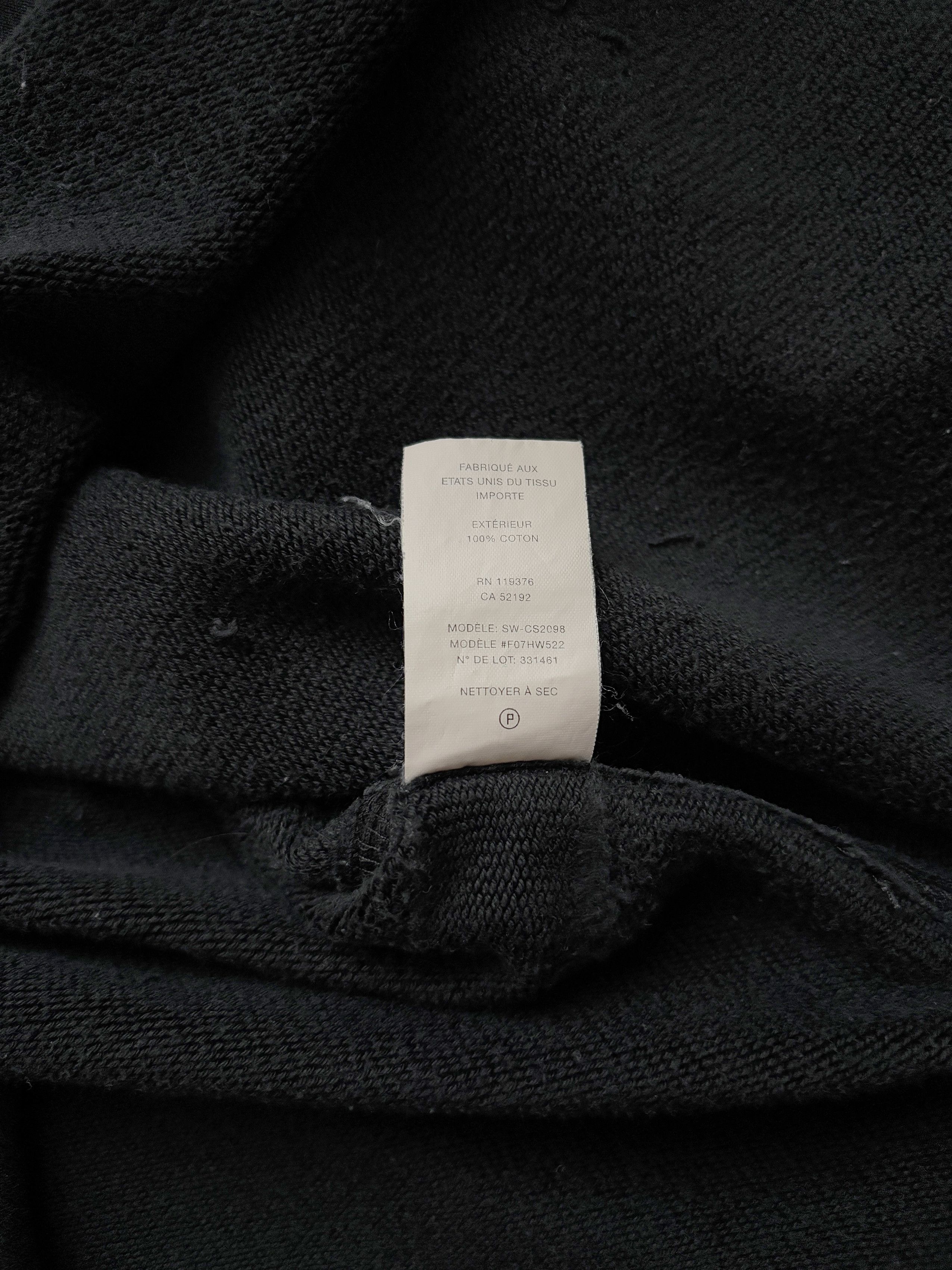 Helmut Lang ⚡️QUICK SALE⚡️Helmut Lang Black Raw Edged Sweatshirt Size US XS / EU 42 / 0 - 5 Thumbnail
