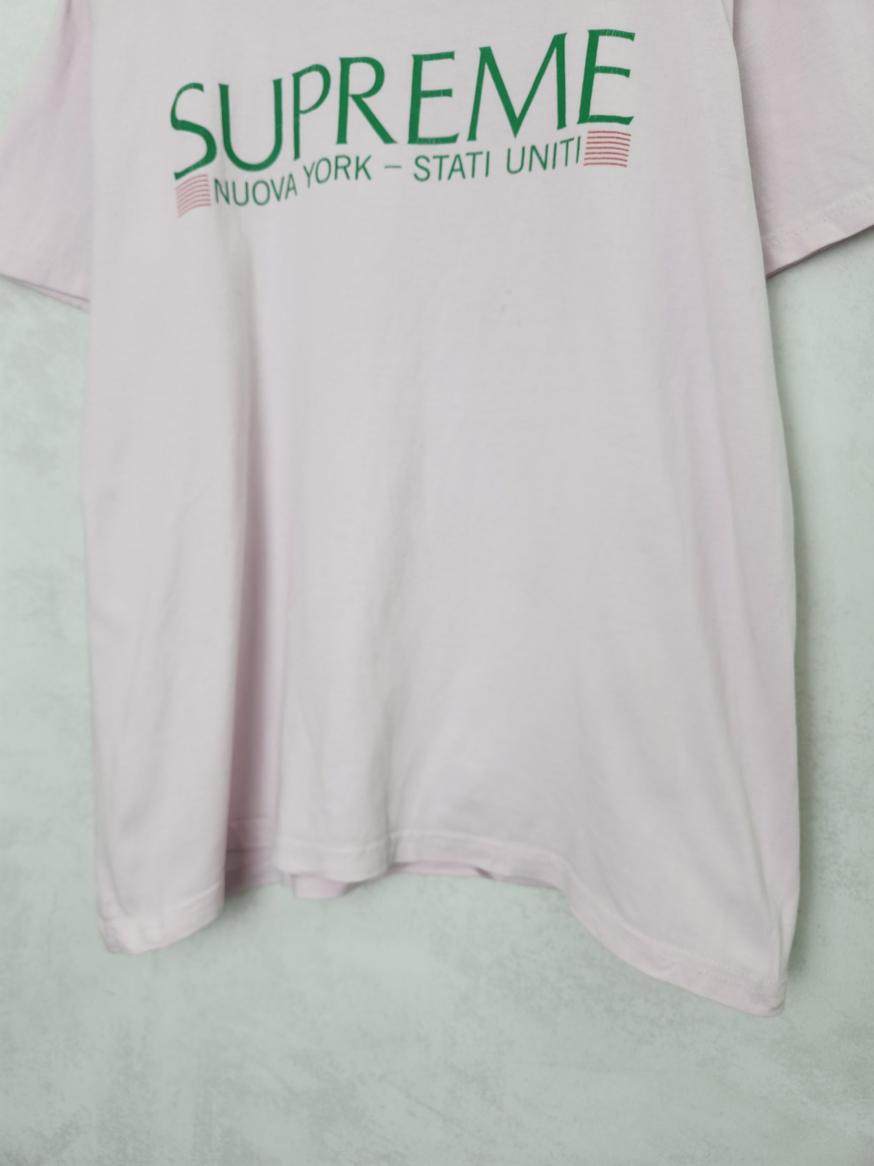 Supreme Supreme Nuova york pink t shirt size M Size US M / EU 48-50 / 2 - 5 Thumbnail