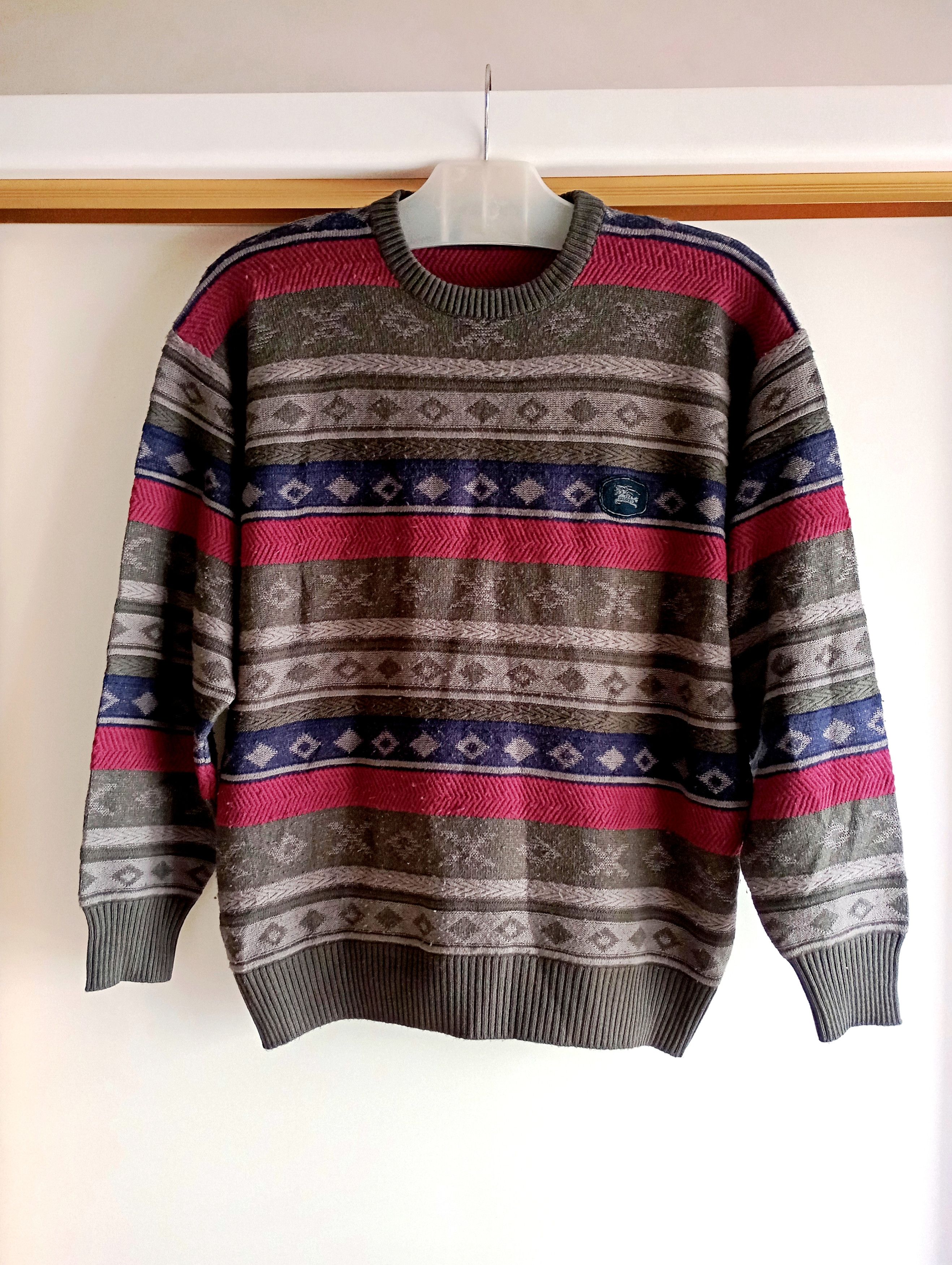 Burberry Vintage Burberry’s 90s vintage sweater wool Size US L / EU 52-54 / 3 - 2 Thumbnail