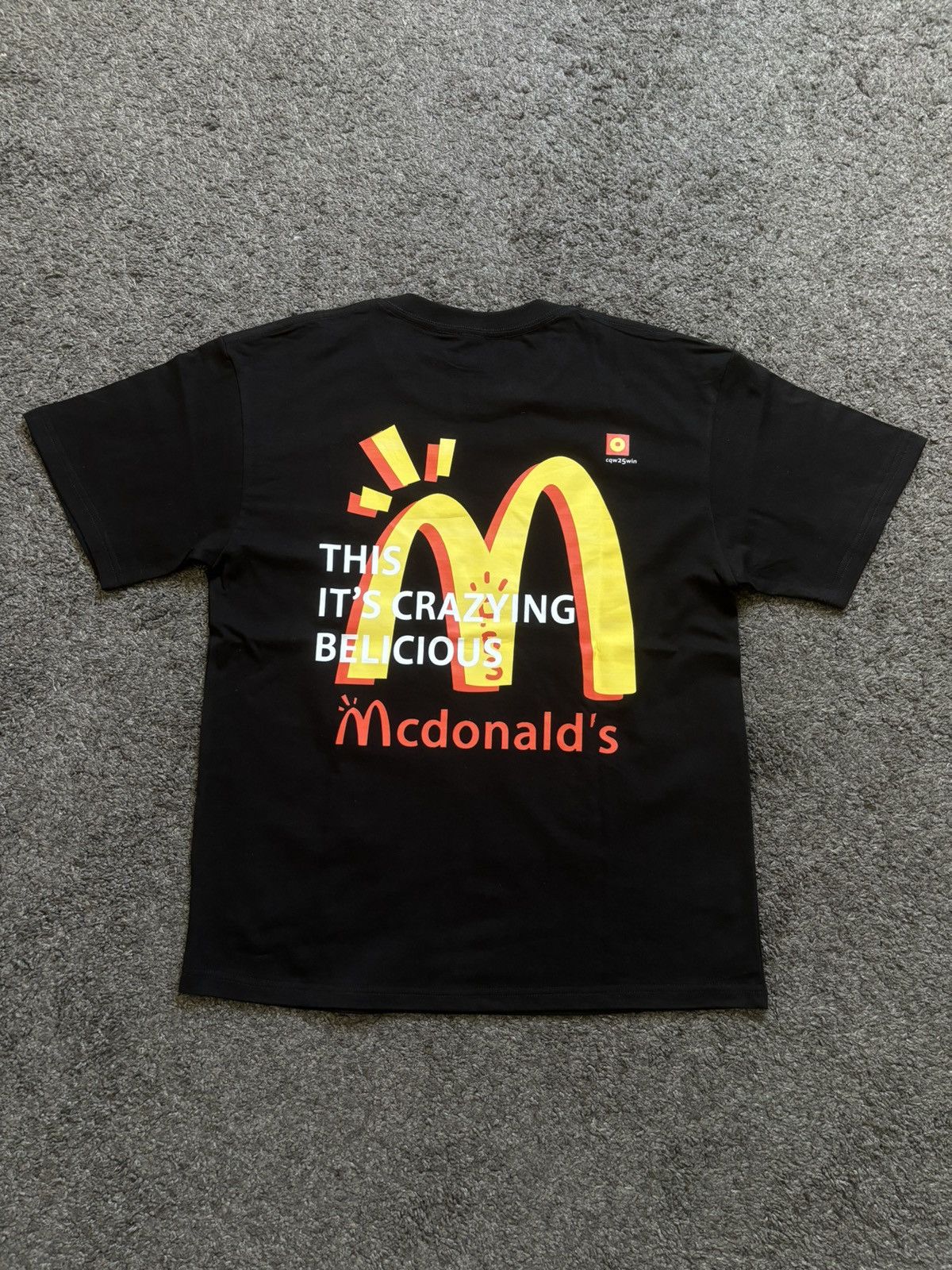 CNCPTS × Vintage Vintage McDonald’s delicious food heavyweight black tee Size US M / EU 48-50 / 2 - 1 Thumbnail