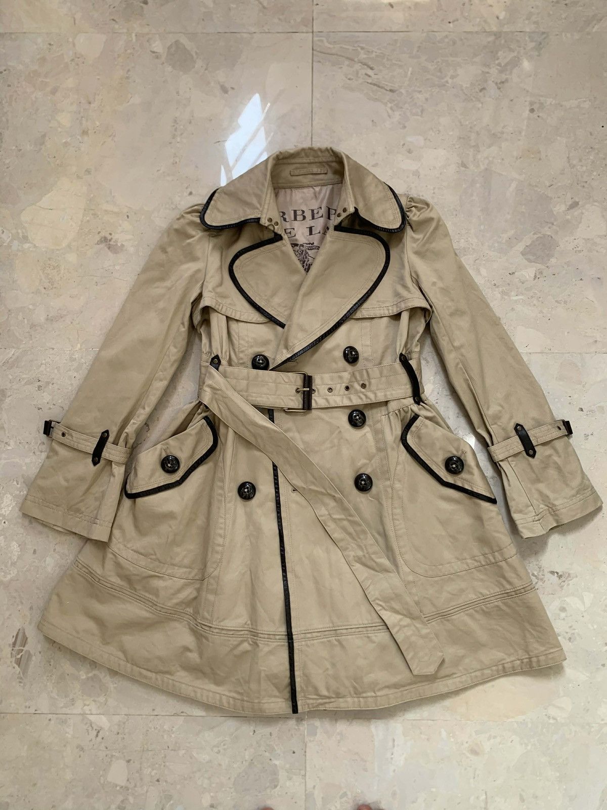 Burberry Burberry London Blue Label Trench Coat Size S / US 4 / IT 40 - 1 Thumbnail