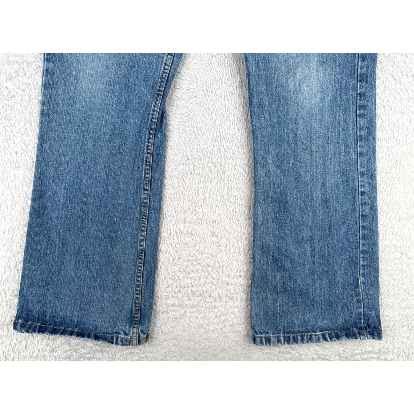 Elleme VINTAGE Ellemenno Jeans Juniors 9 Blue Denim Bootcut Button Fly Mid Rise Cotton 30x30 Jeans Women Blue 30x30 Mens? Size 30" / US 8 / IT 44 - 2 Thumbnail