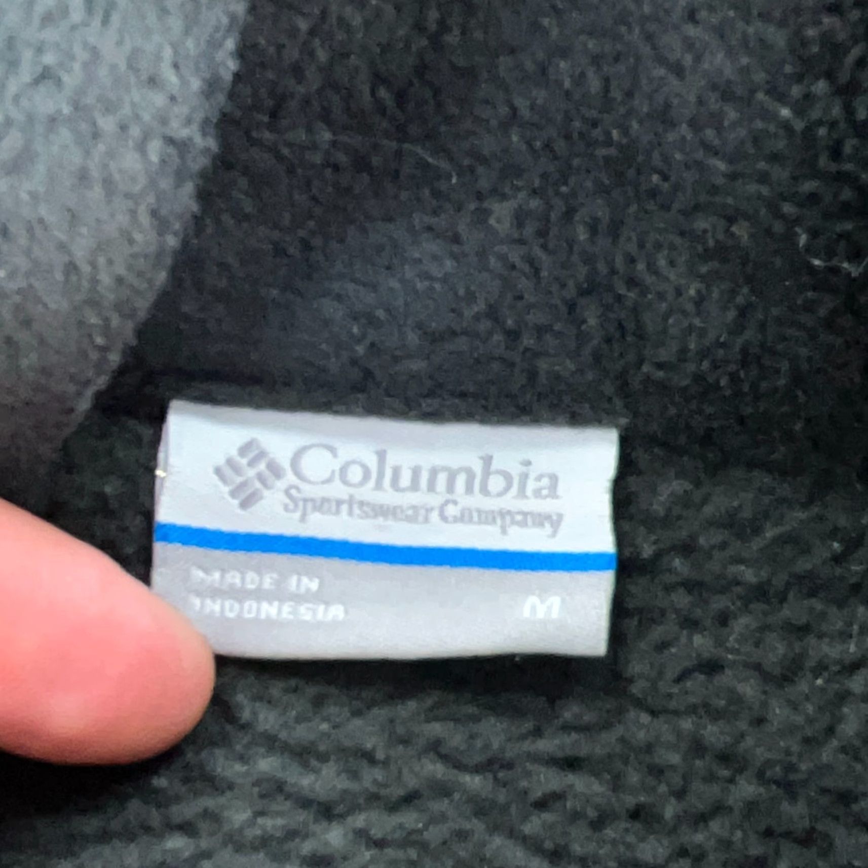 Vintage Columbia Benton Springs Jacket Women Medium Black Fleece Full Zip Size M / US 6-8 / IT 42-44 - 3 Thumbnail