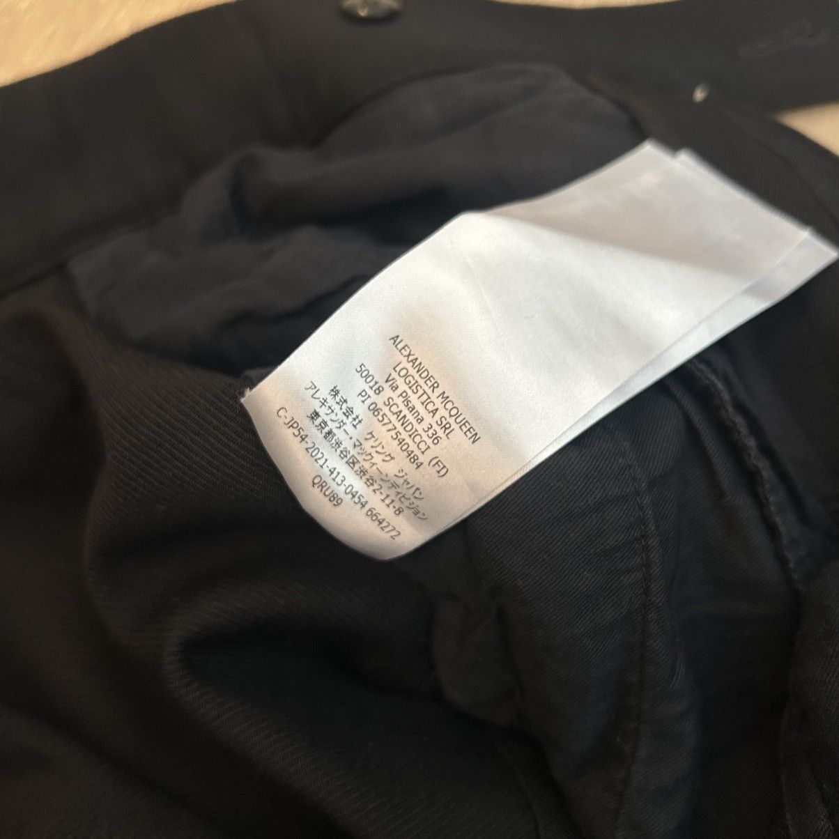 Alexander McQueen Alexander McQueen Flap Pocket Cotton Trousers Size 46R - 8 Thumbnail