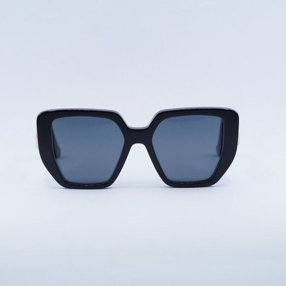 Gucci Gucci GG0956S 003 Sunglasses Black Square Frame, Grey Lenses Size ONE SIZE - 4 Thumbnail