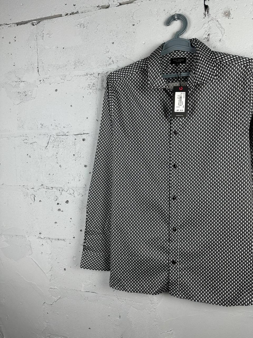 Ted Baker NEW TED BAKER Long Sleeve Men's Shirt Graphic Print Size US XL / EU 56 / 4 - 2 Thumbnail