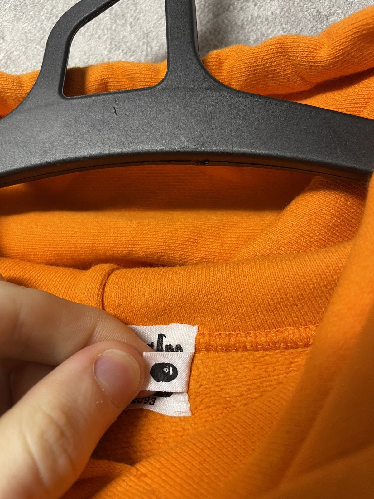Bape Bape Collage Logo Orange Hoodie A Bathing Ape Size US S / EU 44-46 / 1 - 11 Thumbnail