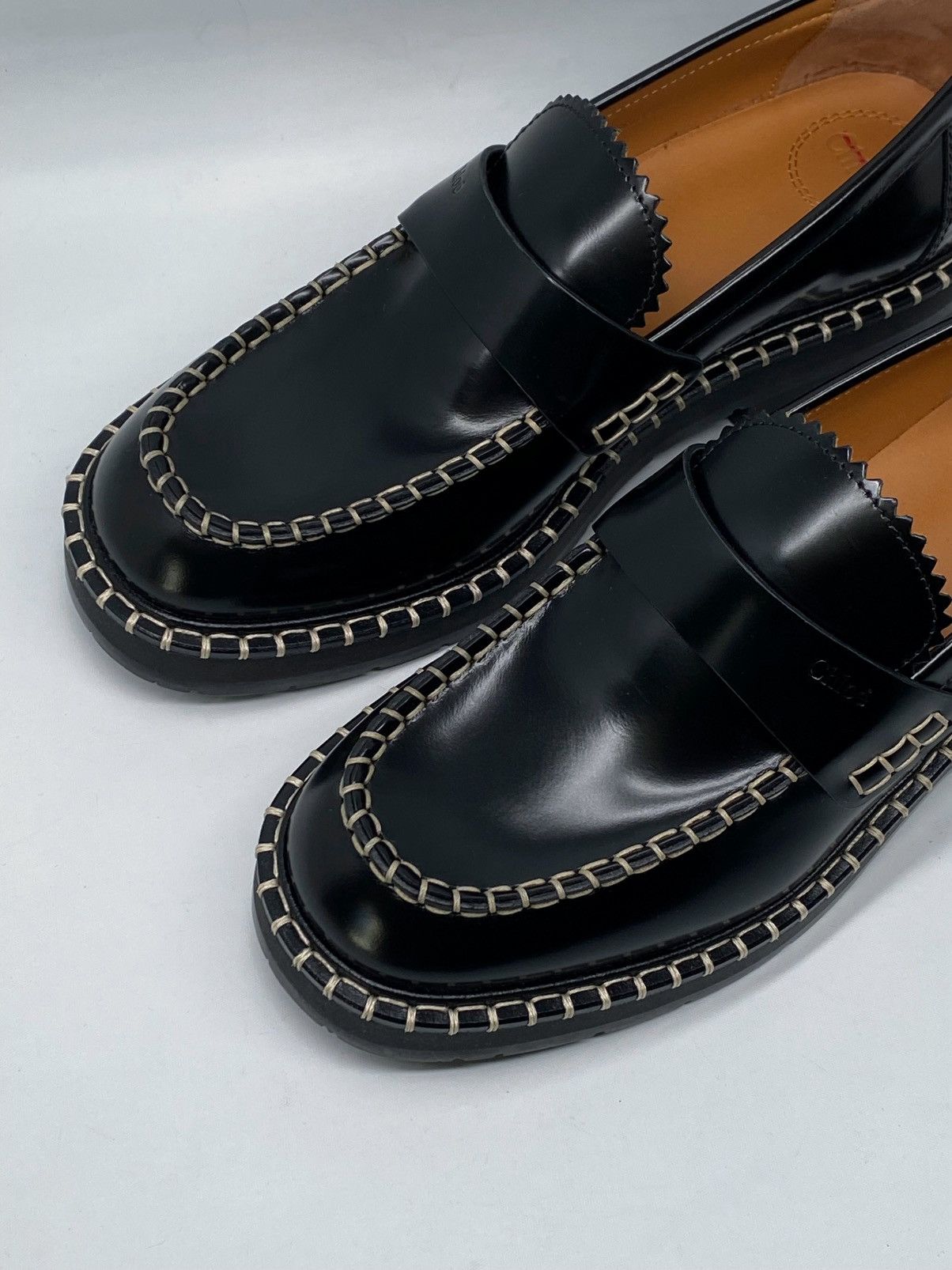 Chloe Chloe Noua Leather Loafers size 38.5 Size US 8.5 / IT 38.5 - 9 Thumbnail