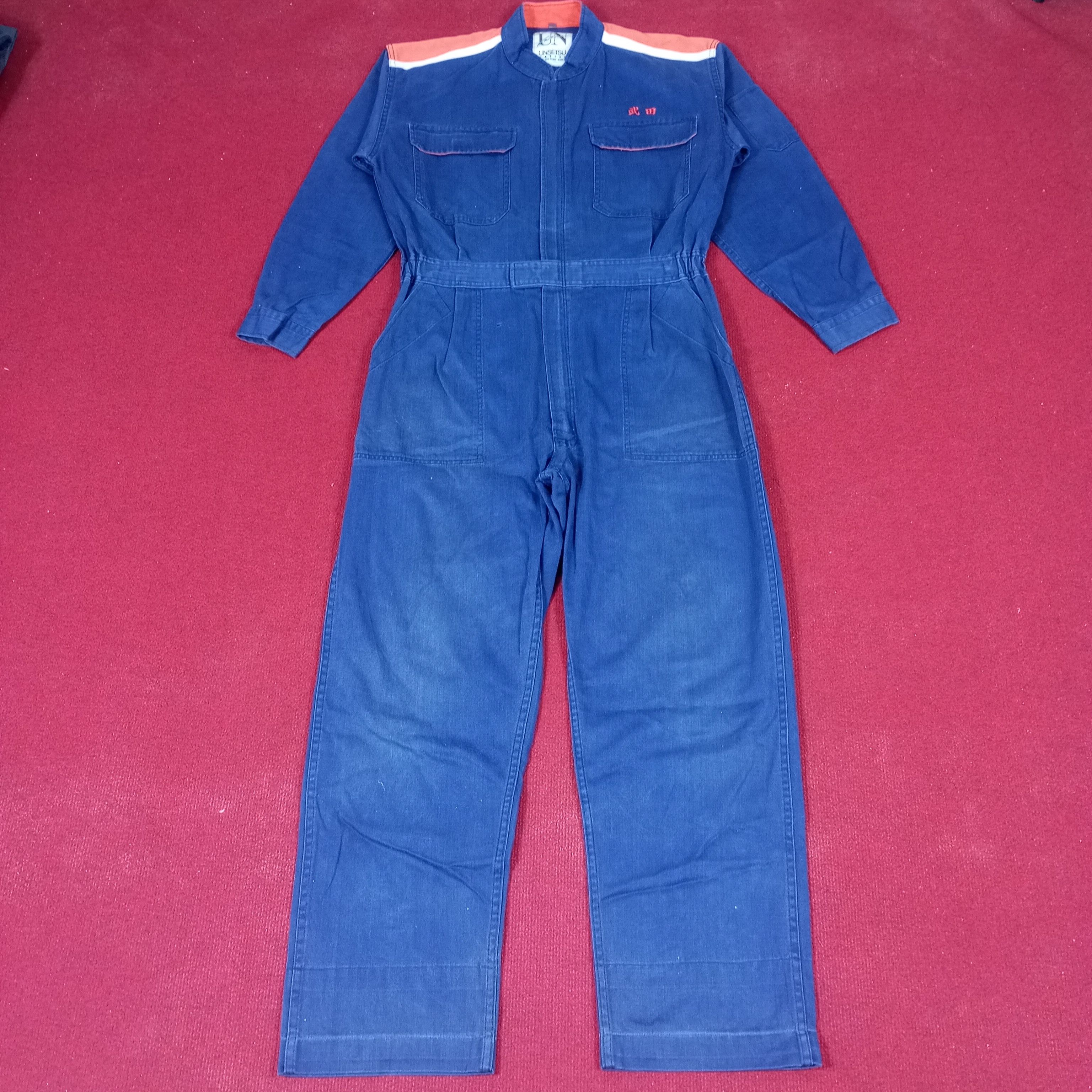 Vintage Takeda Workwear Japanese Style Motorsports Coverall Jacket Size US M / EU 48-50 / 2 - 4 Thumbnail