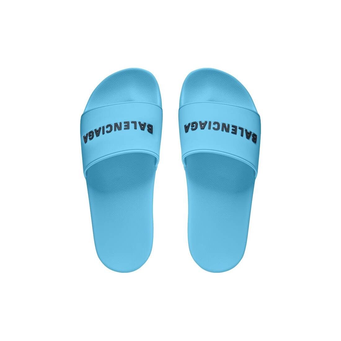 Balenciaga o1la1rc1a0725 Pool Slide Sandals in Blue Size US 5 / IT 35 - 5 Thumbnail