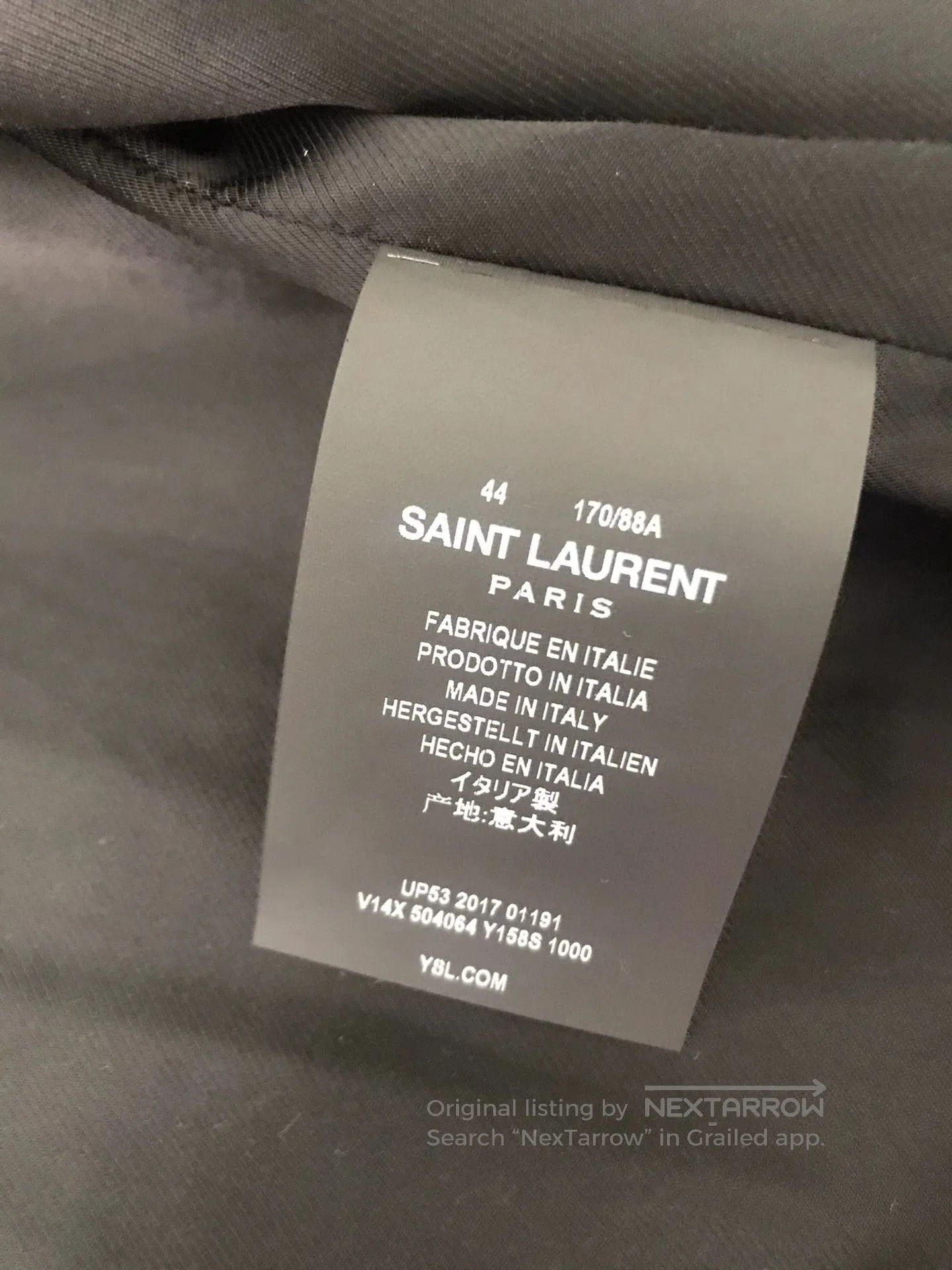 Yves Saint Laurent saint laurent wool and leather varsity jacket. Size US M / EU 48-50 / 2 - 6 Thumbnail