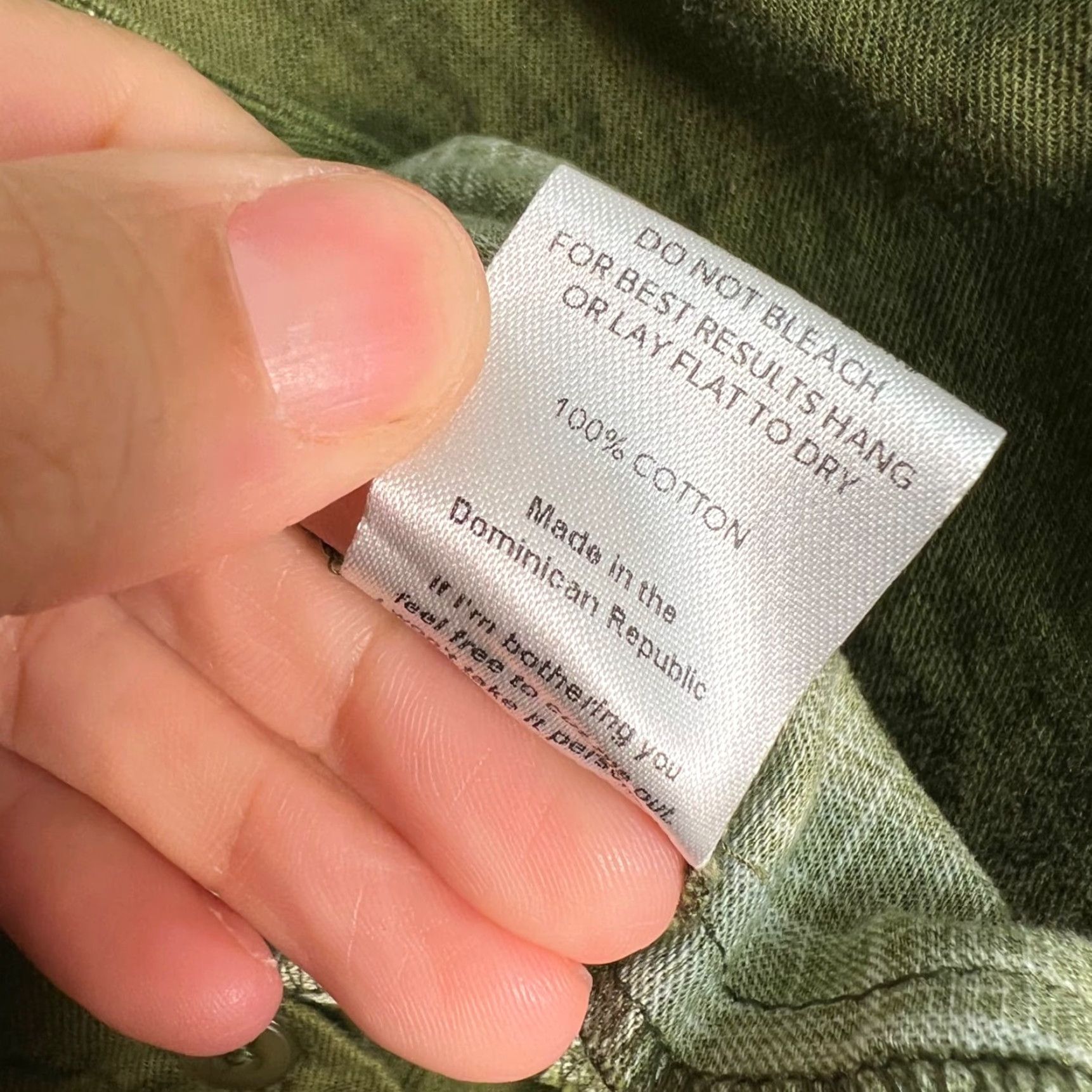 Olive VINTAGE The Kit Womens One-Piece Jumpsuit Olive Green Button-Front Short Sleeve 100% Cotton Size 4 Womens Size 27" / US 4 / IT 40 - 4 Thumbnail