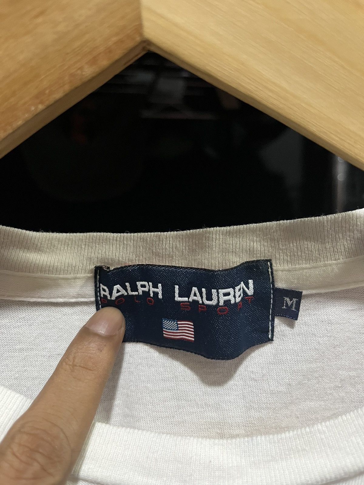Polo Ralph Lauren Polo Ralph Lauren Crest Logo Pocket Tee 90s Size US M / EU 48-50 / 2 - 3 Thumbnail