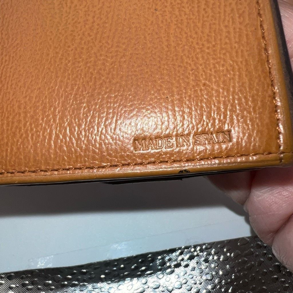 Loewe Loewe Velazquez Leather Folded Wallet Double-sided Brown Tan Size ONE SIZE - 11 Thumbnail