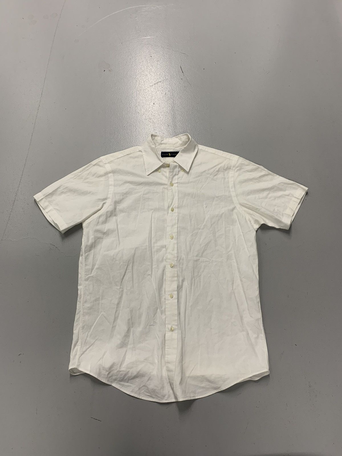 Polo Ralph Lauren Ralph Lauren White Short Sleeve Button-Down Shirt - Size M Size US M / EU 48-50 / 2 - 1 Thumbnail