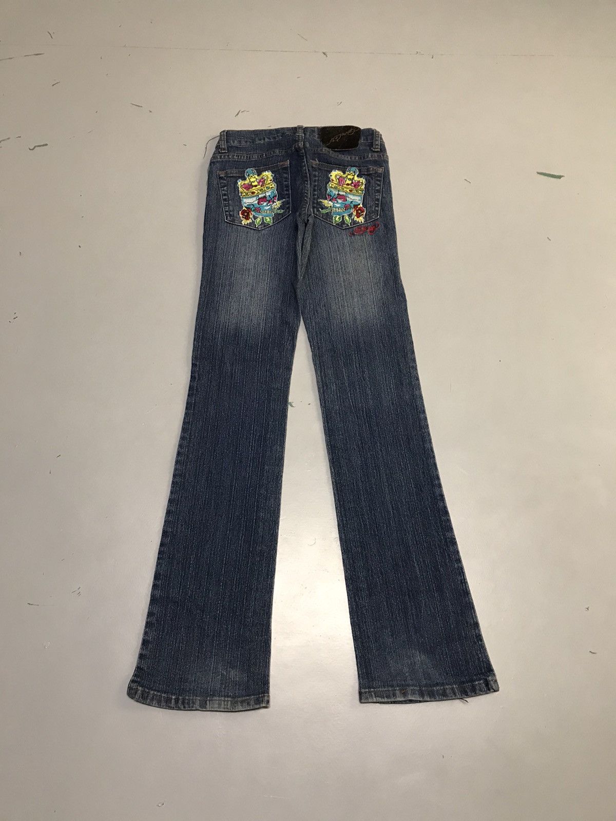Ed Hardy Vintage Ed hardy embroidered denim Size 28" / US 6 / IT 42 - 2 Thumbnail