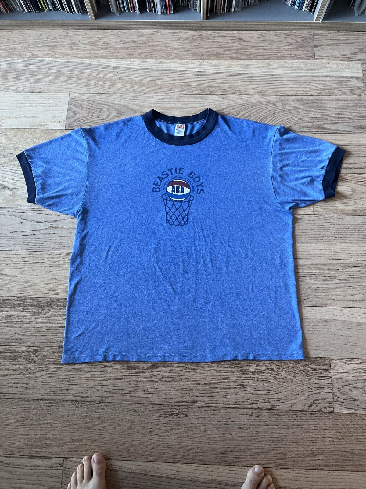 Rap Tees × Vintage Vintage 1994 Beastie Boys ABA Basketball T Shirt 90s Size US XL / EU 56 / 4 - 11 Thumbnail