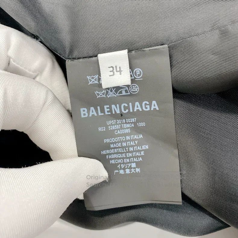 Balenciaga Balenciaga Irregular shirt dress Size XXS / US 00 / IT 34 - 8 Thumbnail