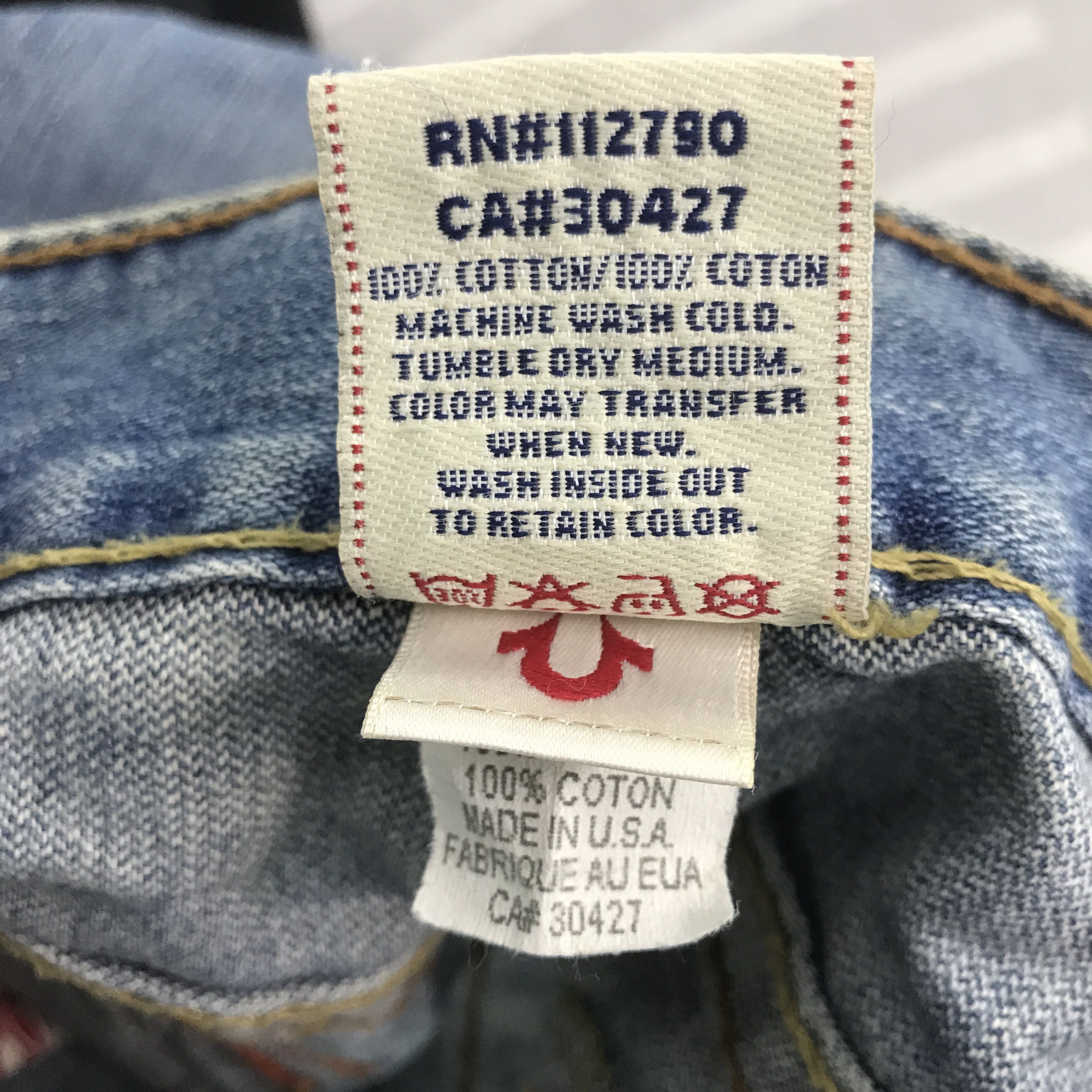 Japanese Brand Vintage True religon Distressed Distressed Denim Size US 34 / EU 50 - 15 Thumbnail