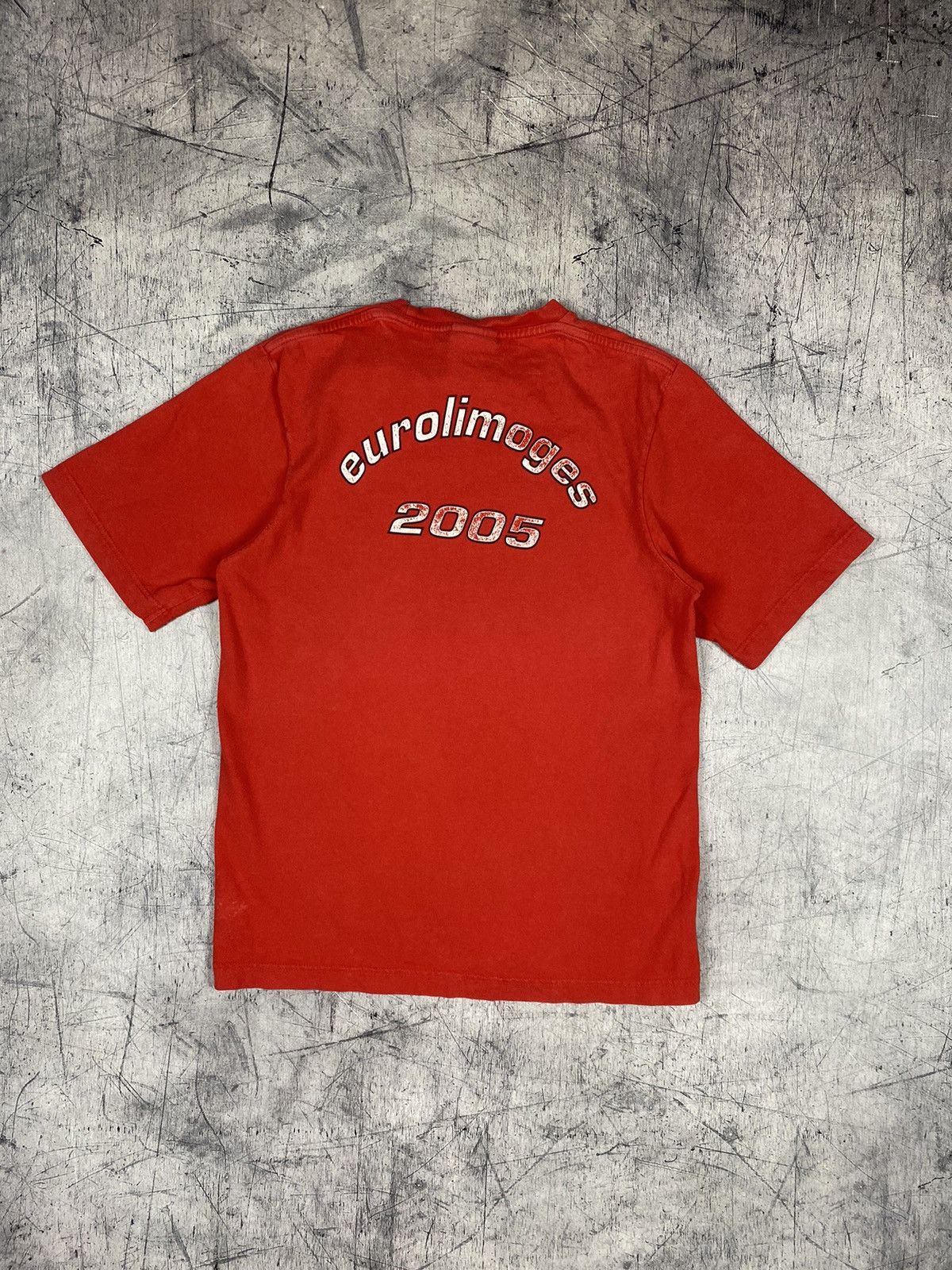 Nike × Vintage Vintage Nike Just Do It y2k EuroLimoges 2005 Tee T Shirt Size US S / EU 44-46 / 1 - 8 Thumbnail