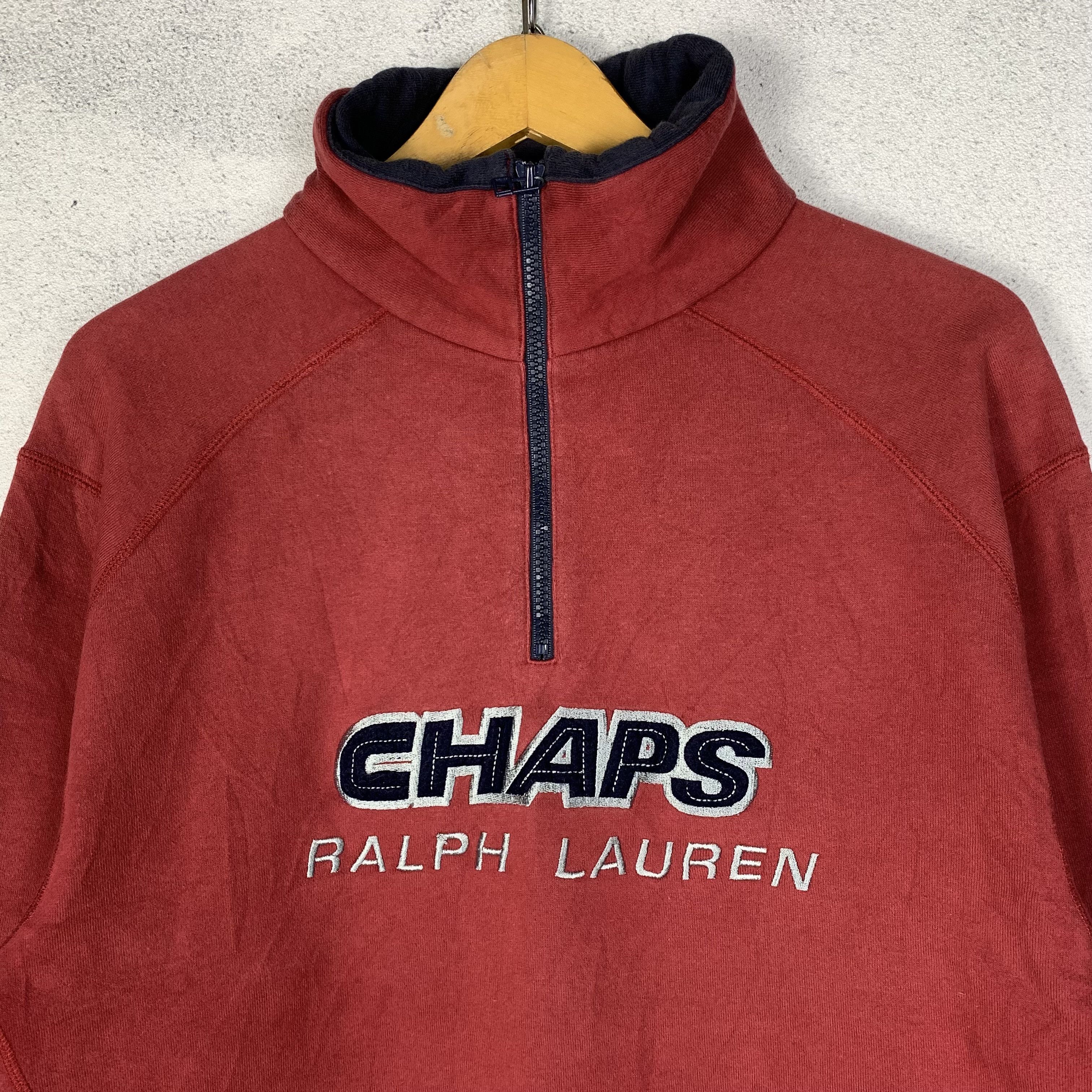 Chaps Ralph Lauren Vintage Chaps Ralph Lauren Halfzip Sweatshirt Crewneck Size US M / EU 48-50 / 2 - 3 Thumbnail