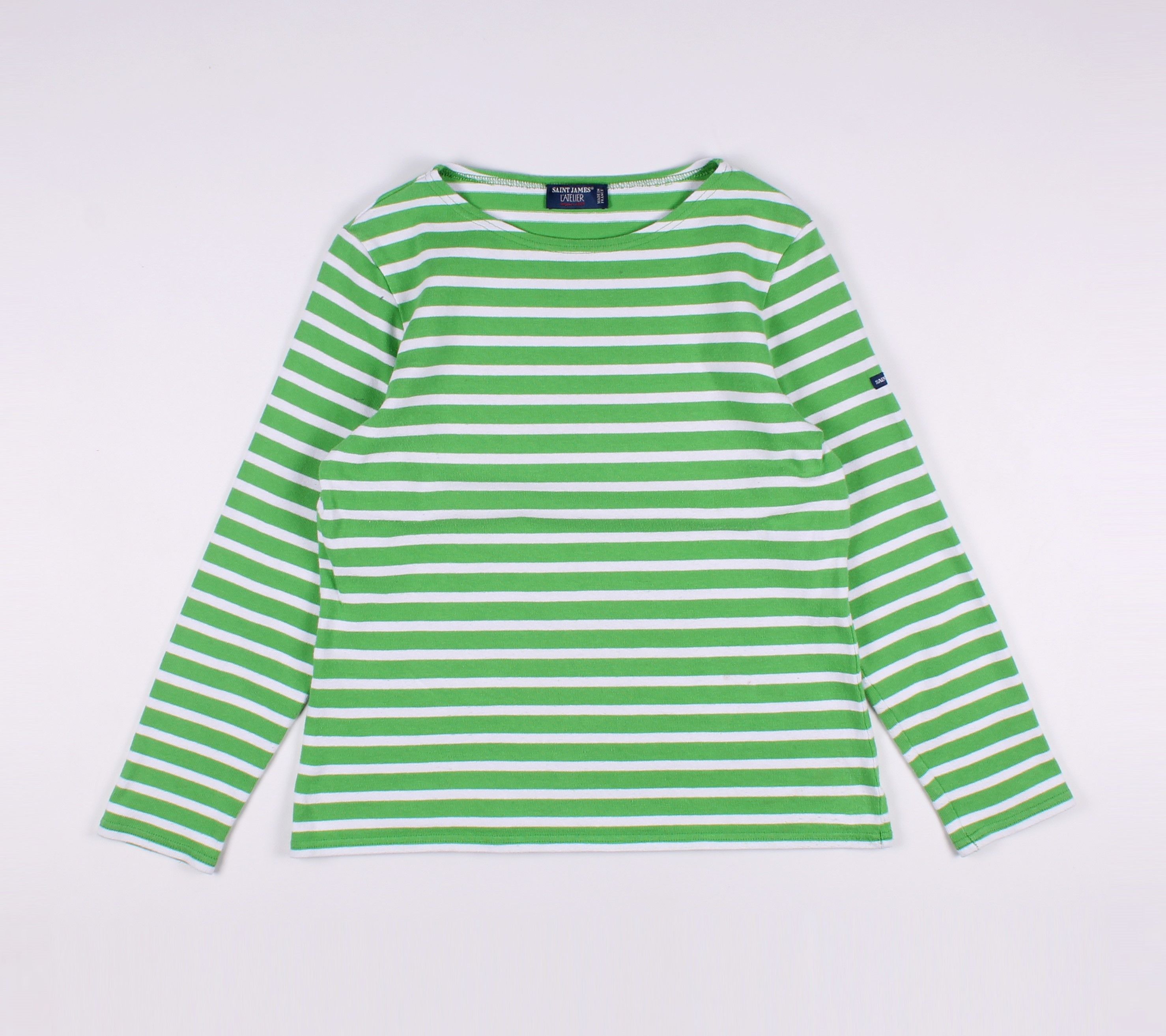 Saint James × Vintage Vintage Saint James Striped Sailor Jumper Size S / US 4 / IT 40 - 4 Thumbnail