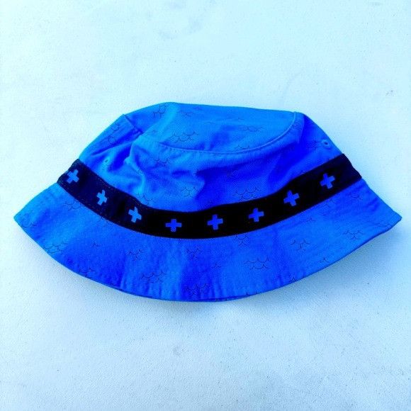 Designer × Pink Dolphin NEW PINK DOLPHIN OCEAN CURRENT BLUE BUCKET HAT S/M Size ONE SIZE - 1 Thumbnail
